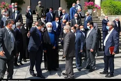 تصاویر آخرین جلسه هیات دولت روحانی