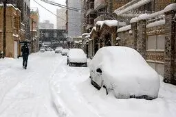 تصادف و لیزخوردن خودروهای لاکچری در برف تبریز!