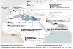 ساز جدایی امنیتی اروپا از آمریکا در تنش دریای سرخ