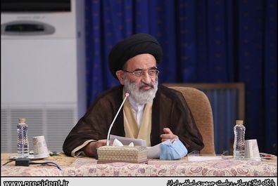دیدار اعضای جامعه روحانیت مبارز با رییس جمهور