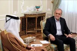 پزشکیان: ایران بر روابط گسترده‌تر با قطر تأکید دارد