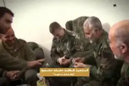 ویدئویی از حضور شهید ذوالفقار حناوی در کنار حاج قاسم