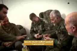 ویدئویی از حضور شهید ذوالفقار حناوی در کنار حاج قاسم