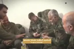 ویدئویی از حضور شهید ذوالفقار حناوی در کنار حاج قاسم