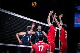 شوک نهائی آمریکا به تیم ملی والیبال ایران