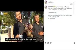 حیرت یک انگلیسی از پیاده‌روی اربعین +فیلم