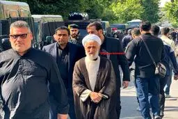 اولین تصاویر از وداع صدیقی با فرزند مرحومش 