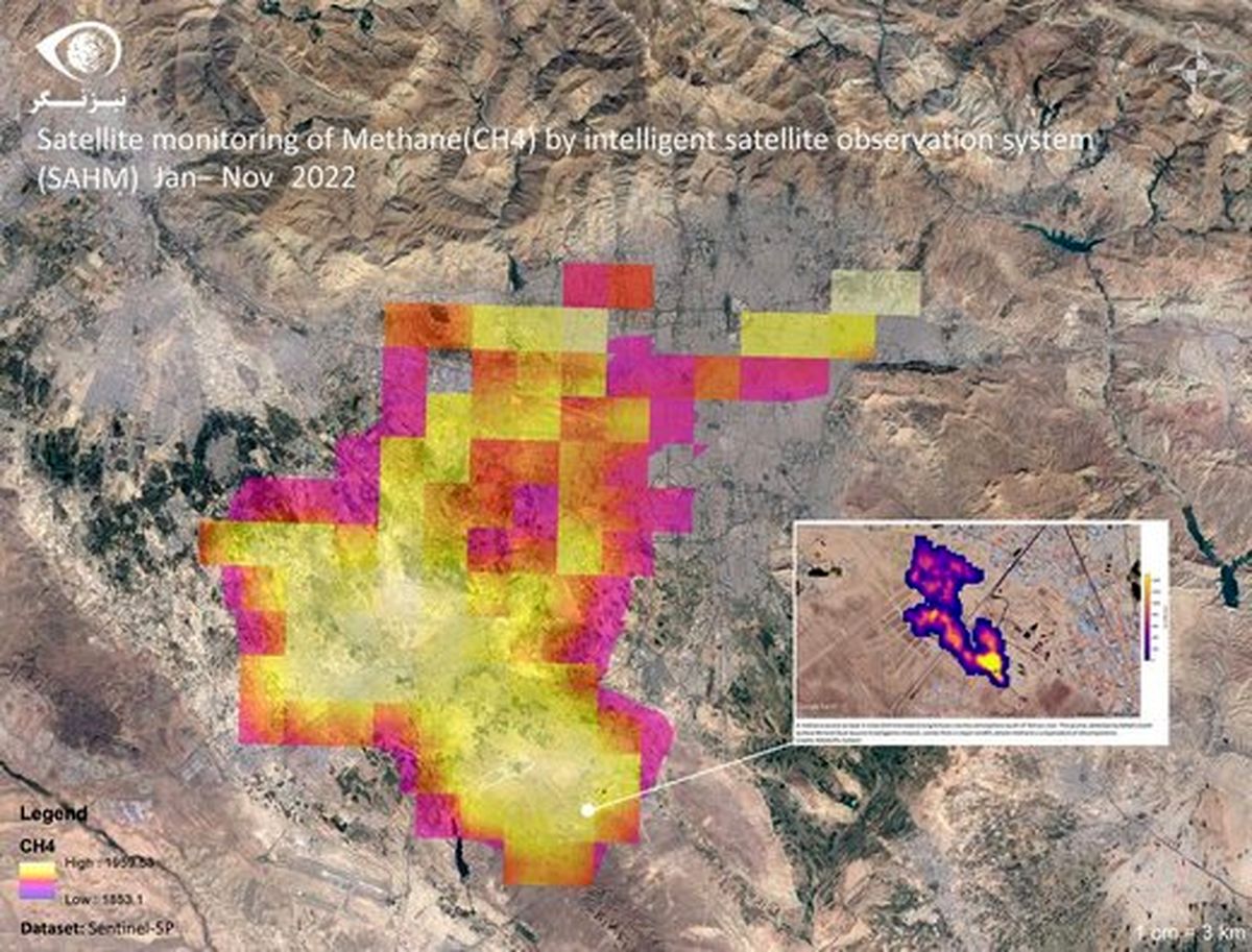 بر خلاف نظر شهرداری؛انتشار گاز متان در آسمان تهران تایید شد