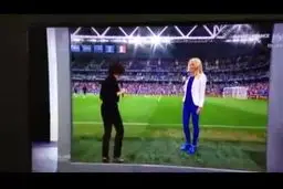 خلاقیت شگفت انگیز در یک برنامه ورزشی|فیلم