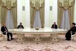 اولین جملات دیدار رئیس جمهور و ولادیمیر پوتین
