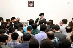 تصاویر دیدار مدال‌آوران علمی با رهبر انقلاب
