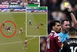 کارت زرد عجیب: دنیا بر سر پپ خراب شد (عکس)