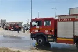 آتش سوزی در فلسطین اشغالی؛ ۴ خودرو سوخت