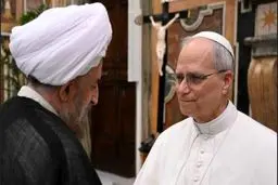 سفیر ایران در واتیکان با پاپ لئوی چهاردهم دیدار کرد