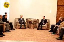 تصاویر دیدار امیرعبداللهیان با بشار اسد