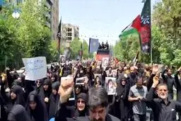  دسته بزرگ عزاداری تجدید پیمان با رهبر معظم انقلاب