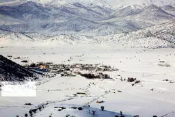 تصاویر مرزبانی در یخبندان نقطه صفرمرزی