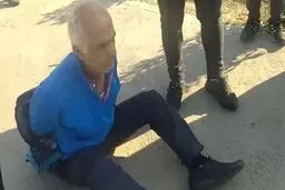 تصاویر لحظه دستگیری بهروز احسانی معدوم به همراه تجهیزات انفجاری