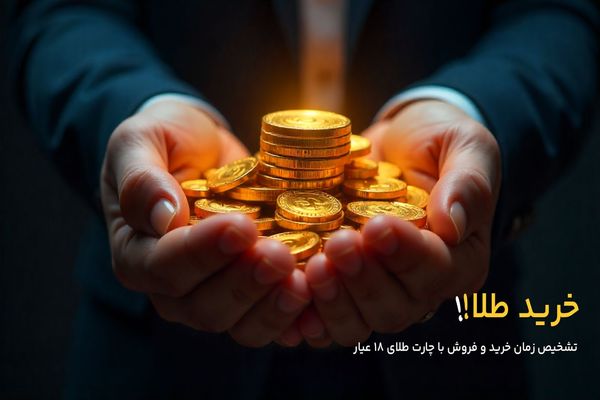 تشخیص زمان خرید و فروش با چارت طلای 18 عیار