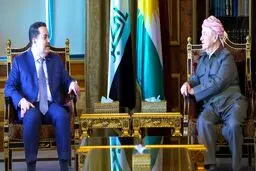 تأکید بارزانی و السودانی بر هماهنگی برای عبور از بحران‌ها و چالش‌ها