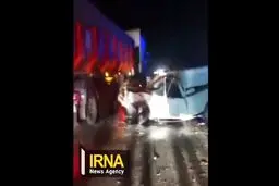 ۴۶ مصدوم در تصادف زنجیره‌ای سبزوار