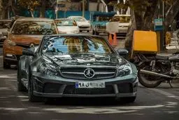 تصویری از خاص‌ترین مرسدس بنز تهران!