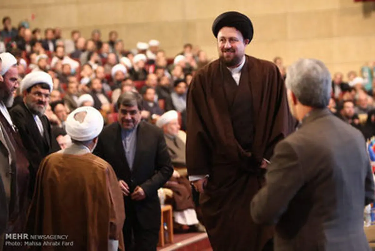 همایش بین المللی قرآن و امام خمینی(ره) با حضور آیت‌الله هاشمی رفسنجانی و سیدحسن/تصاویر