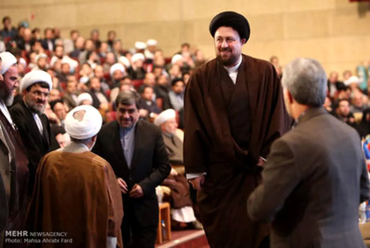 همایش بین المللی قرآن و امام خمینی(ره) با حضور آیت‌الله هاشمی رفسنجانی و سیدحسن/تصاویر