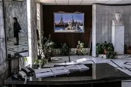 تصاویری جالب از داخل سفارت روسیه در دمشق
