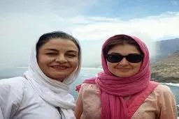 مریلازارعی وگلوریاهاردی در کنار ساحل/عکس