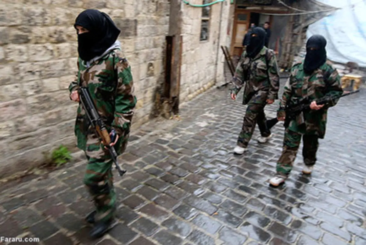 تصاویری از گروه «مادر عایشه» در حلب