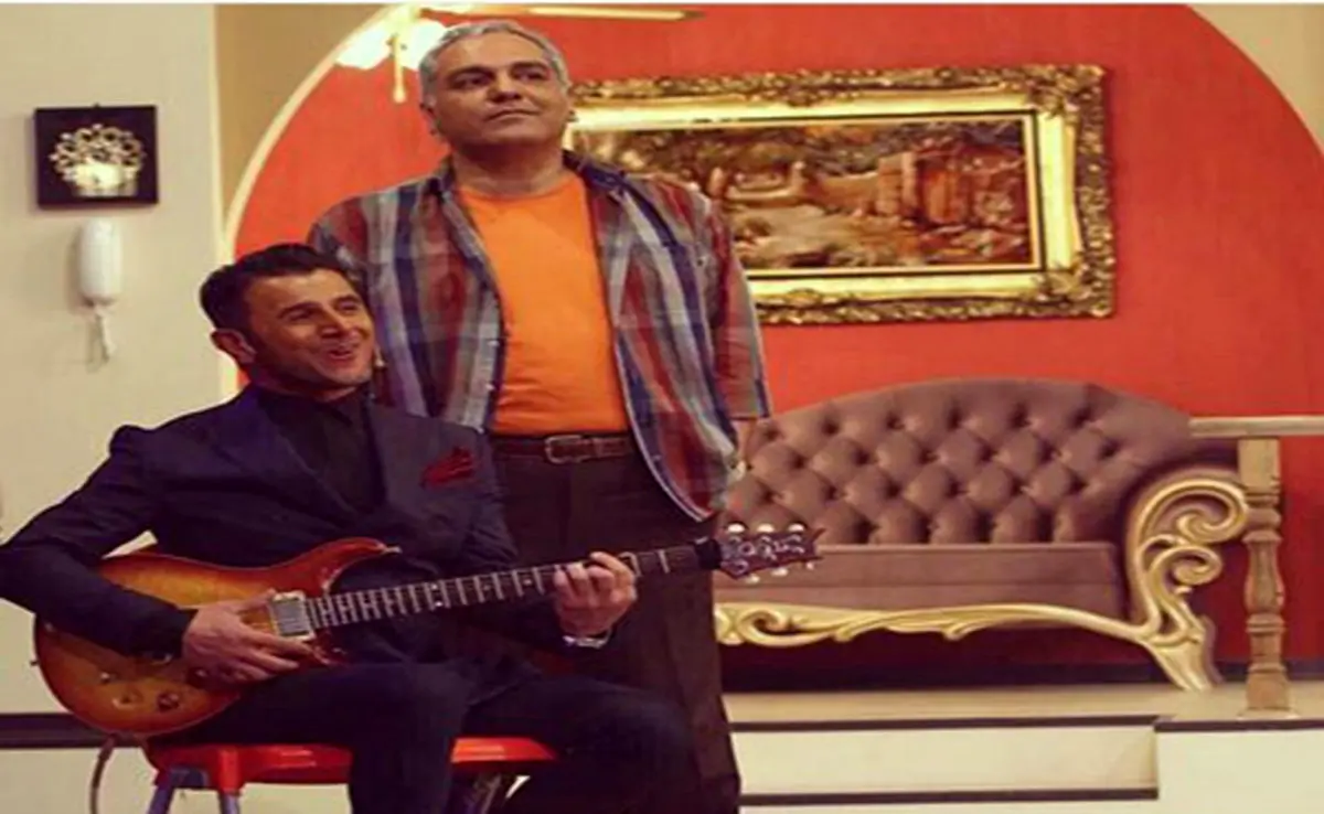 امین حیایی مهمان دورهمی/ عکس