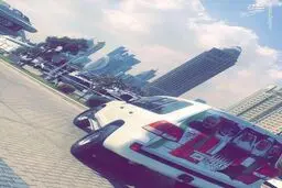 عکسی از خودروی طرفداران سردار سلیمانی در قطر
