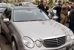 ماشین لوکس حمید درخشان/ عکس