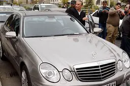 ماشین لوکس حمید درخشان/ عکس