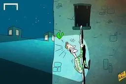 این بازیکن قصد فرار از باشگاهش را دارد! /کاریکاتور