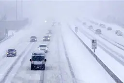 عکس / بارش سنگین برف در کانادا