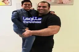 امير محمد در آغوش بهداد سليمى!/عکس