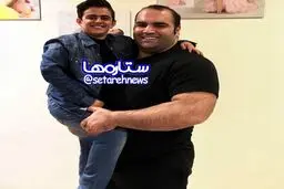امير محمد در آغوش بهداد سليمى!/عکس