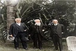 توماس ادیسون در سال 1914/ عکس