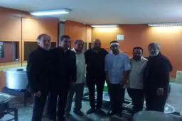 کمدین خندوانه و قهرمان کشتی جهان در هیات عزاداری/ عکس