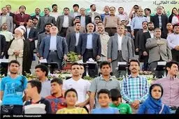 افتتاح ورزشگاه گنبد کاووس با حضور وزیر ورزش به روایت تصویر