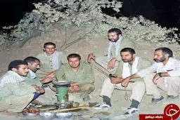 شب نشینی رزمندگان در جبهه