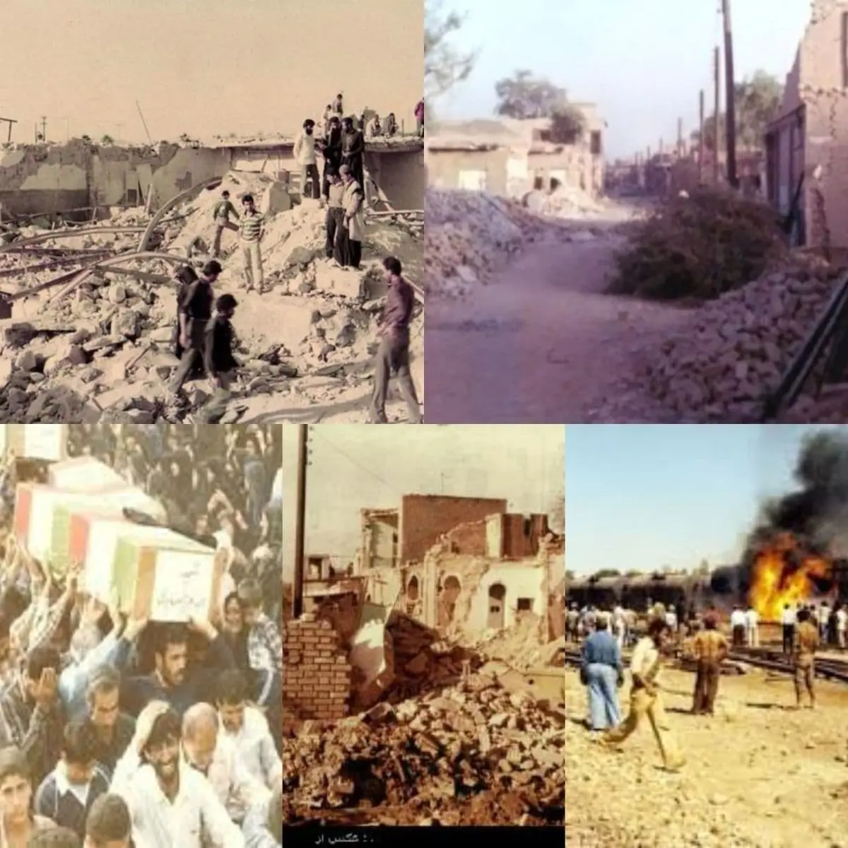 تصاویر دل خراش طولانی‌ترین بمباران هوایی رژیم بعث