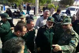 حضور سردار سلامی در مرز مهران / عکس