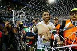 یادگاری راموس از فینال میلان/ عکس