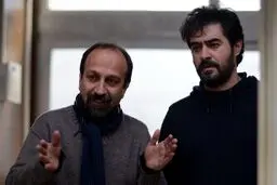 اصغر فرهادی و شهاب حسینی پشت صحنه «فروشنده»/ عکس