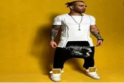 لباس عجیب و غریب امیرتتلو!/ عکس