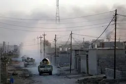 نبرد تن به تن در خیابان های موصل/تصاویر