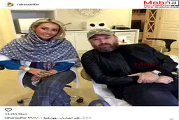 حضور علیرضا انصاریان در مطب دندانپزشکی خانم دکتر سرشناس / عکس